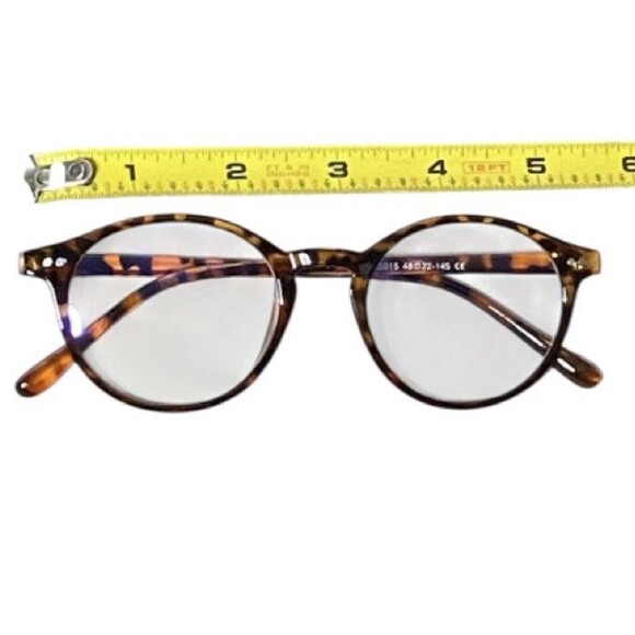 Gleyemor Blue Light Glasses New 2 Pair Unisex Vintage Round Frame Computer - Picture 3 of 5